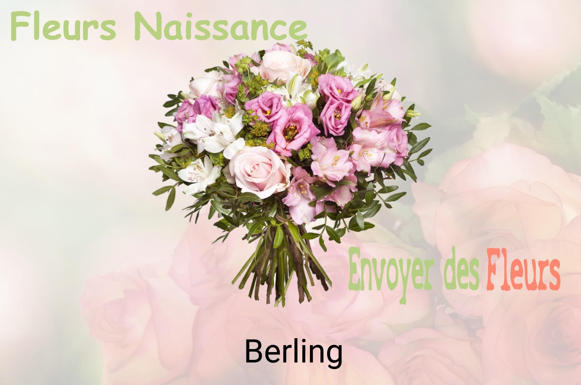 Bouquet de fleurs de naissance livré à Berling